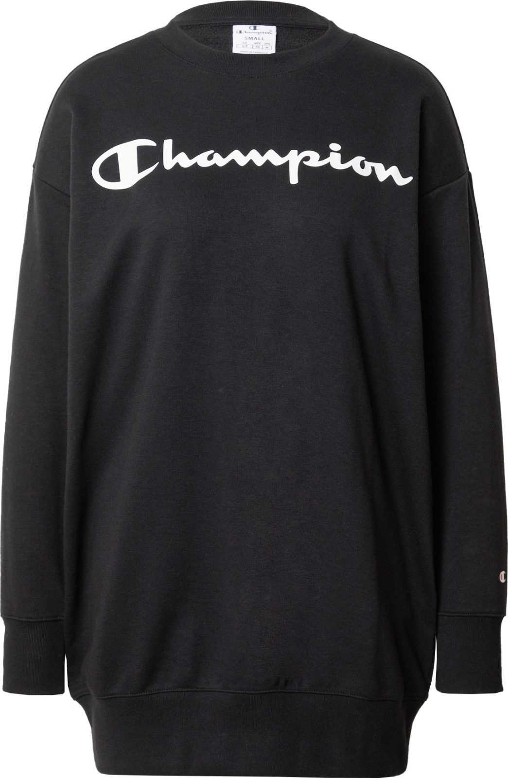 Champion Authentic Athletic Apparel Mikina černá / bílá