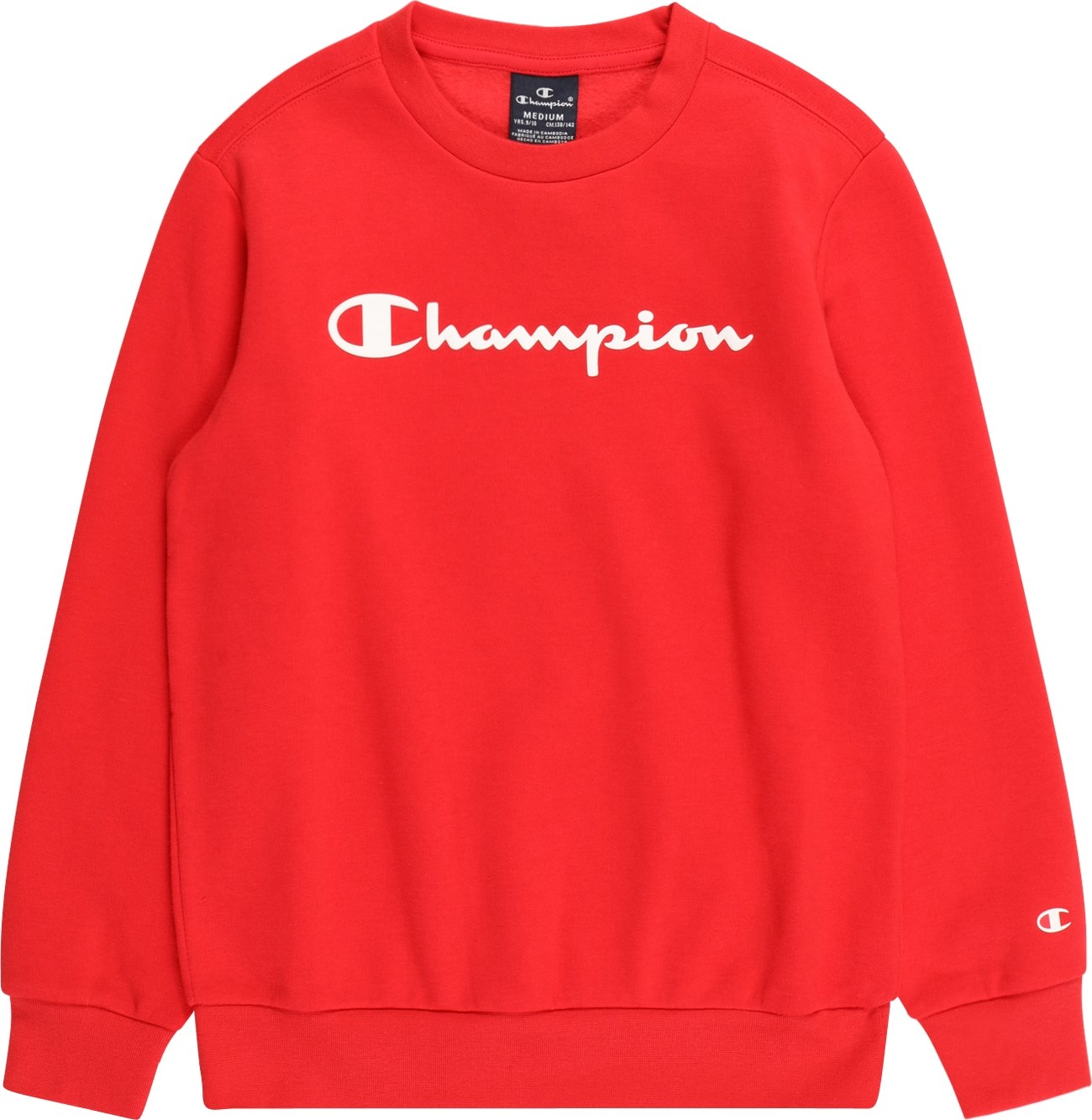 Champion Authentic Athletic Apparel Mikina červená / bílá