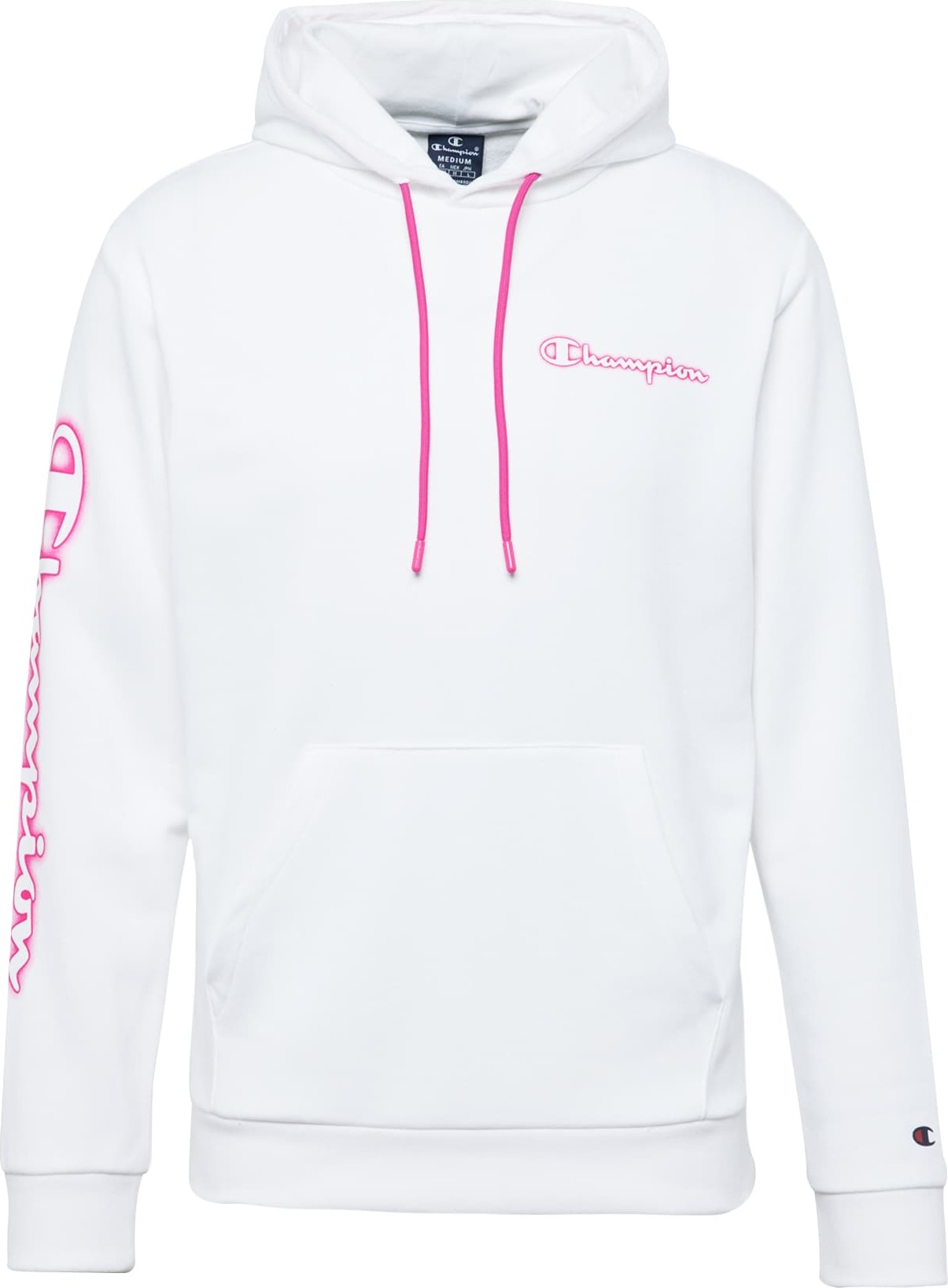 Champion Authentic Athletic Apparel Mikina pink / bílá