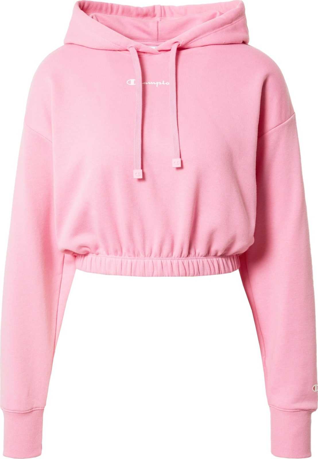 Champion Authentic Athletic Apparel Mikina pink / bílá