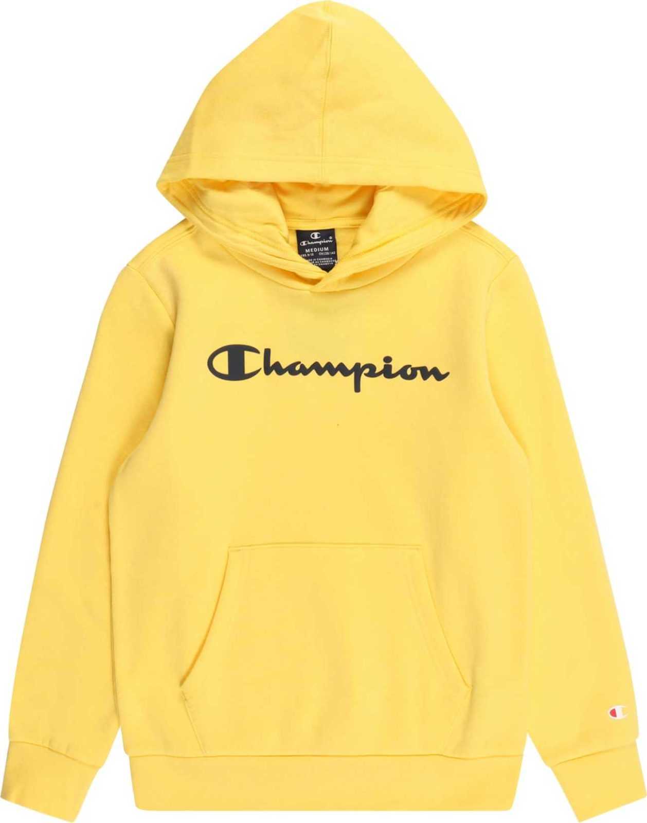 Champion Authentic Athletic Apparel Mikina žlutá / černá