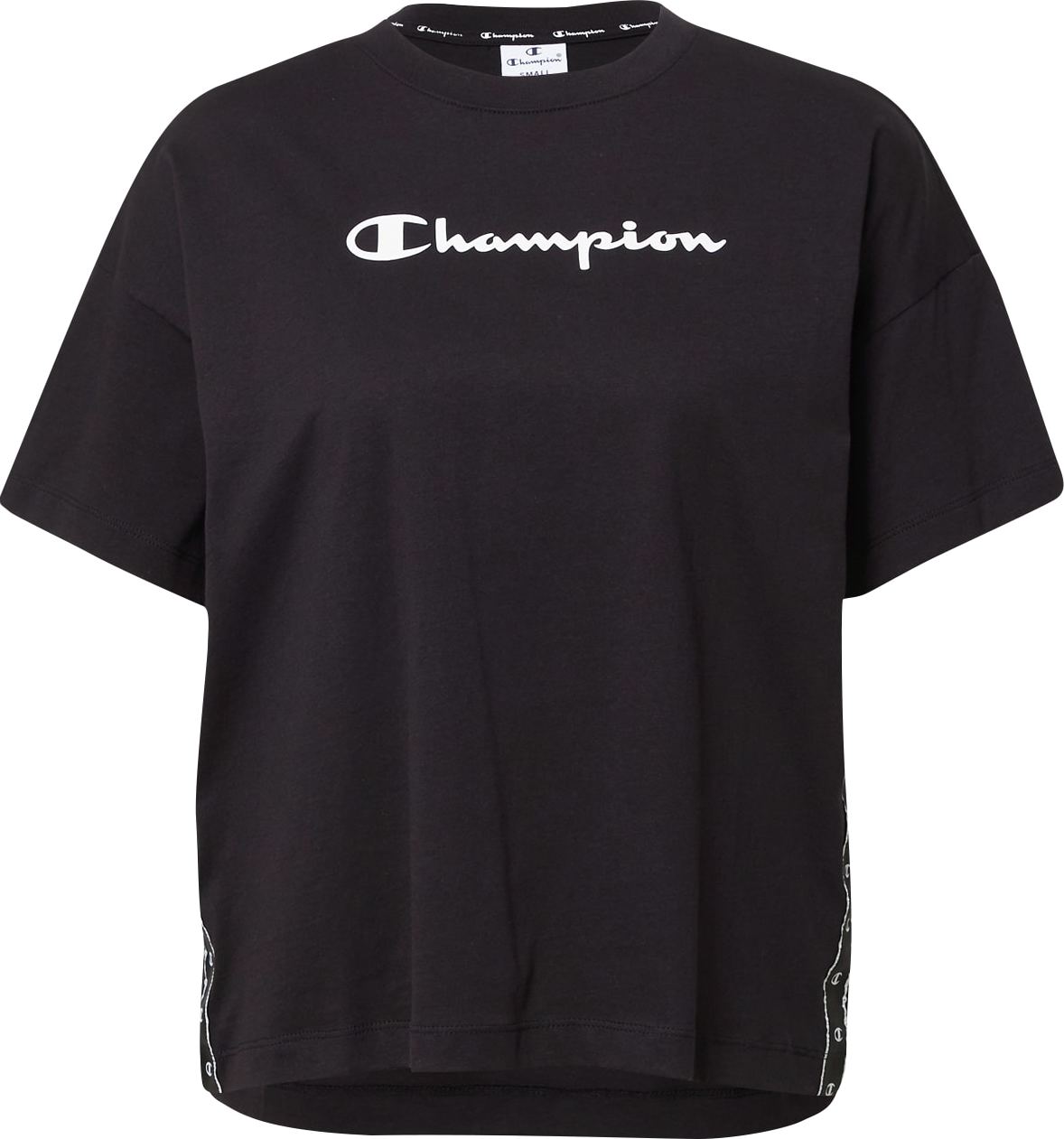 Champion Authentic Athletic Apparel Tričko černá / bílá