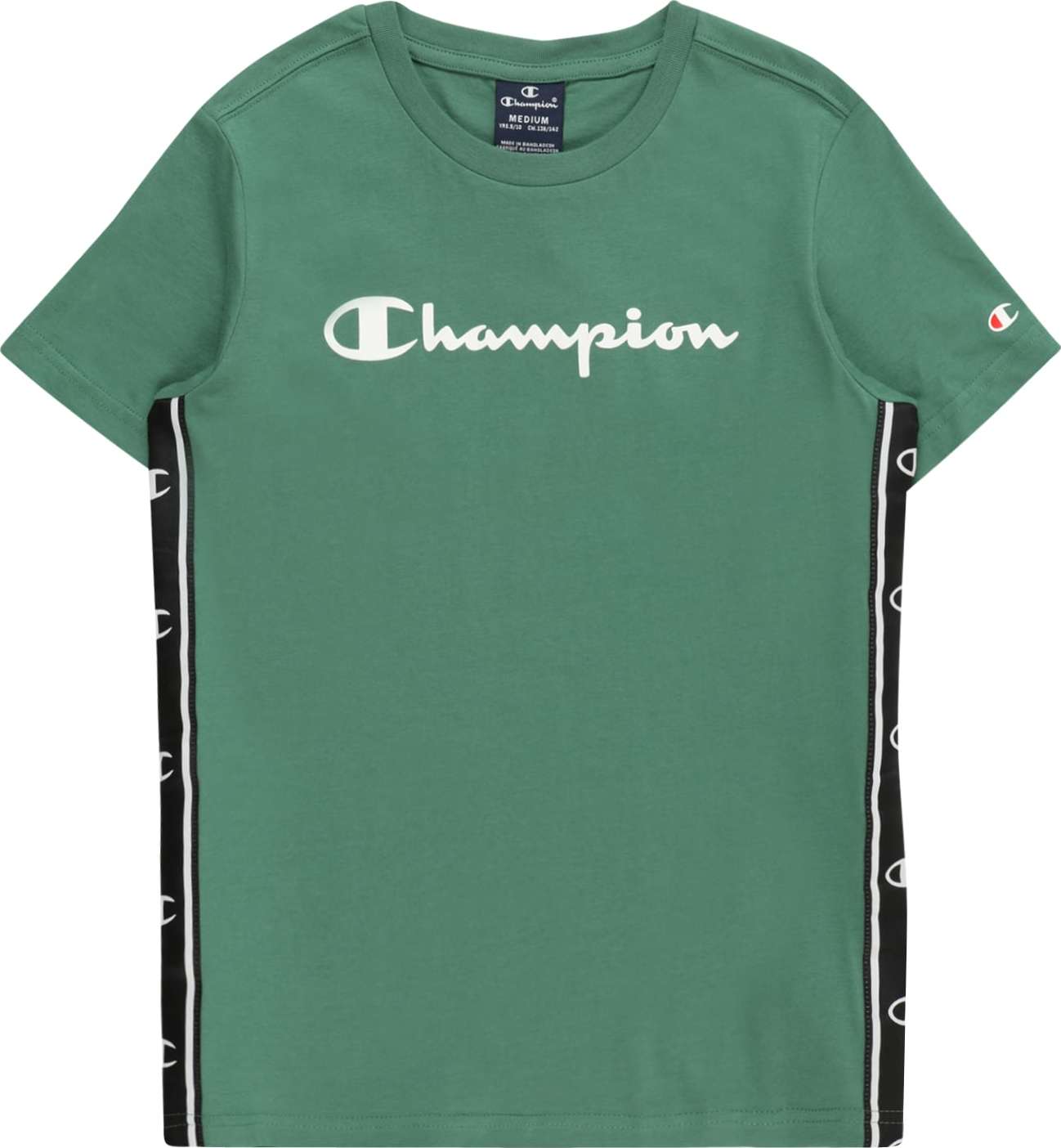 Champion Authentic Athletic Apparel Tričko zelená / červená / černá / bílá