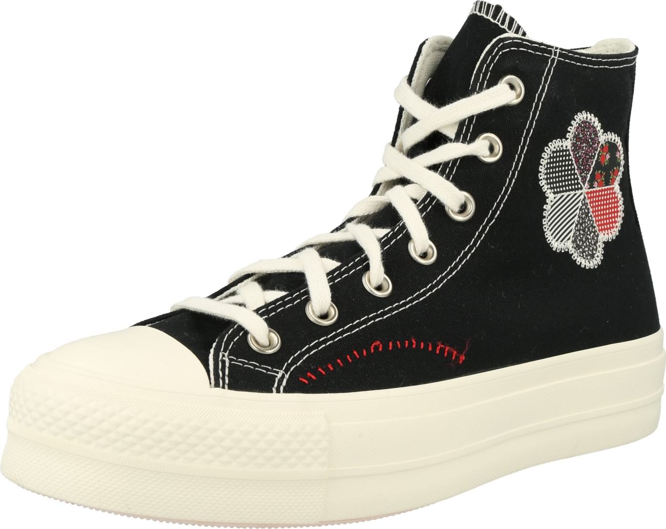 CONVERSE Kotníkové tenisky světlemodrá / zelená / černá / offwhite