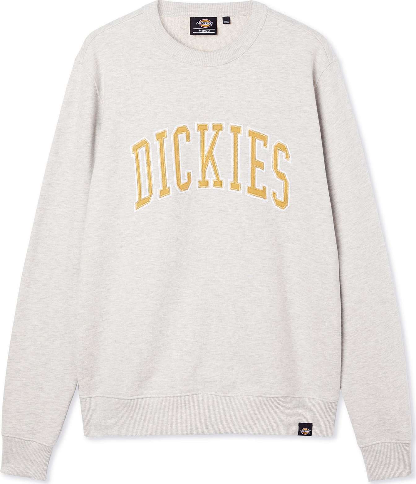 DICKIES Mikina 'AITKIN' žlutá / světle šedá