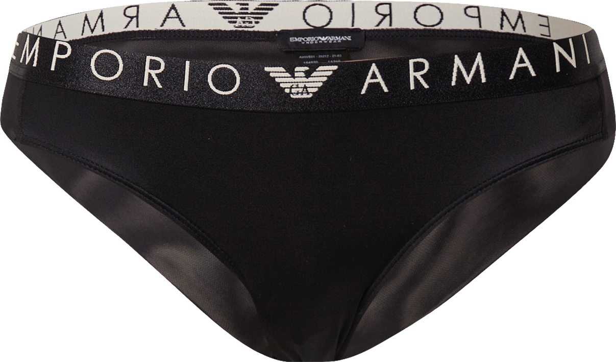 Emporio Armani Kalhotky černá / bílá