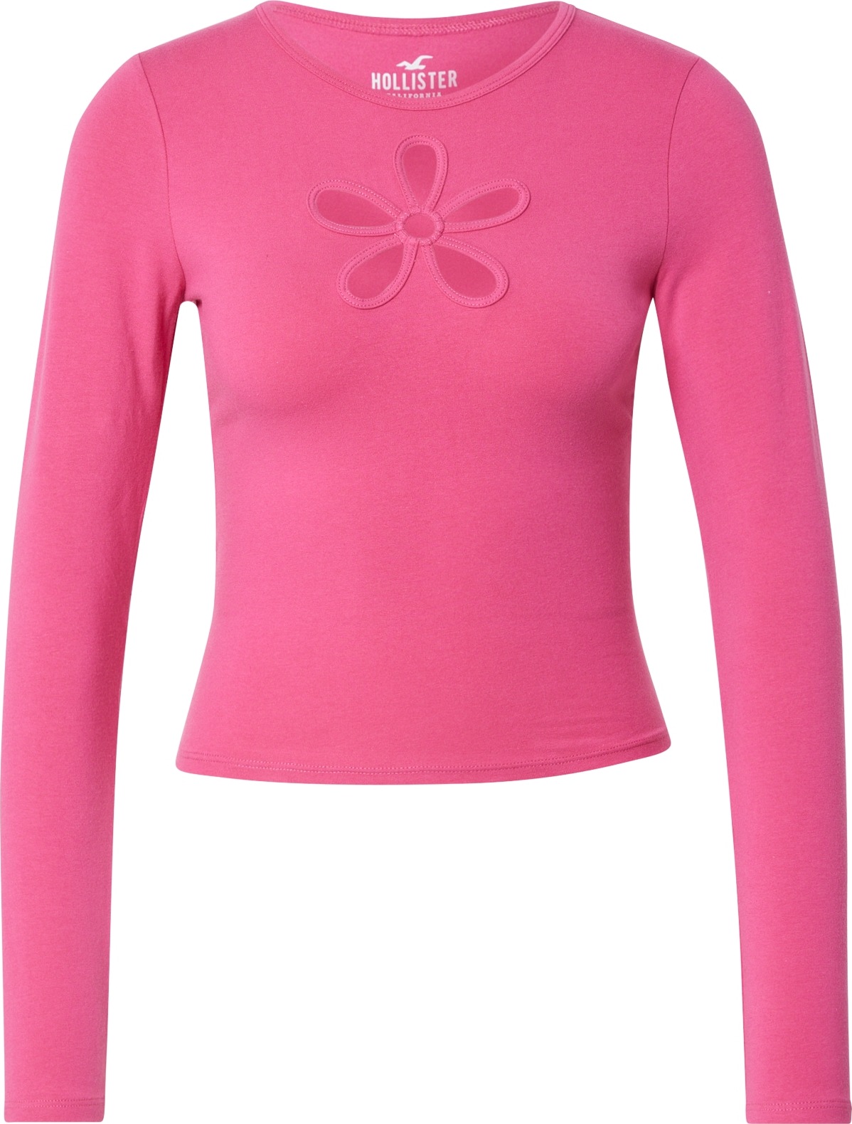 HOLLISTER Tričko pink