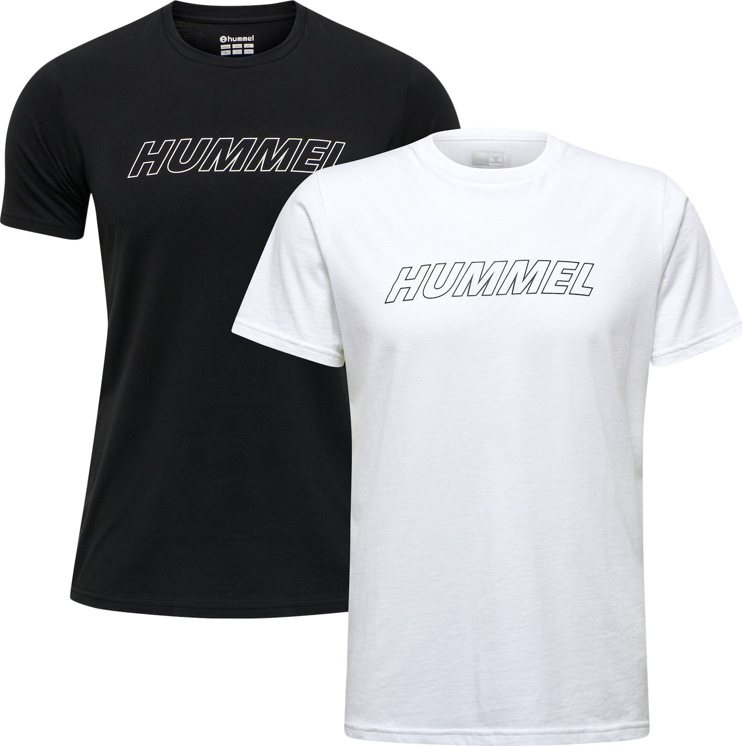 Hummel Funkční tričko světle hnědá / černá / bílá