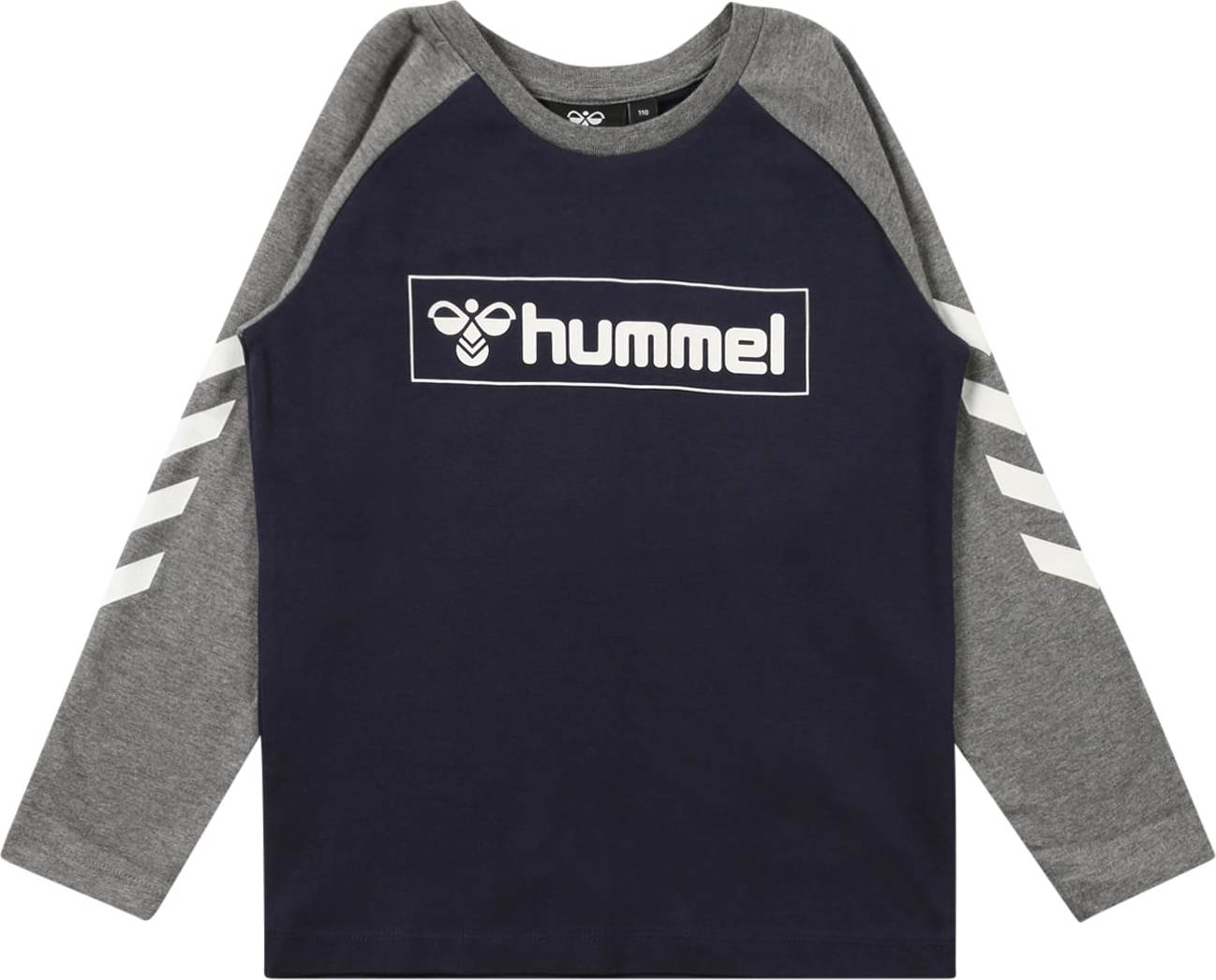 Hummel Tričko námořnická modř / šedá / bílá