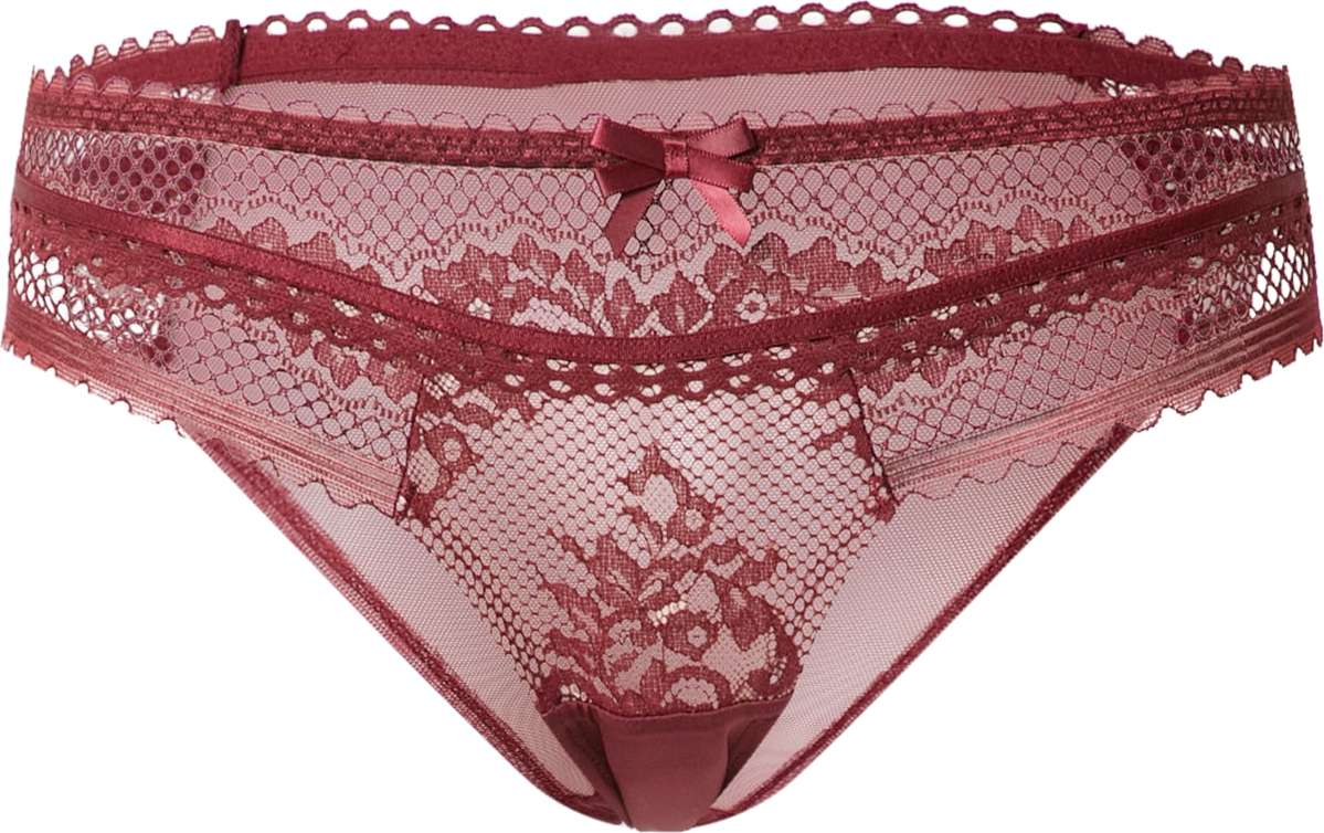 Hunkemöller Kalhotky 'Malika' vínově červená