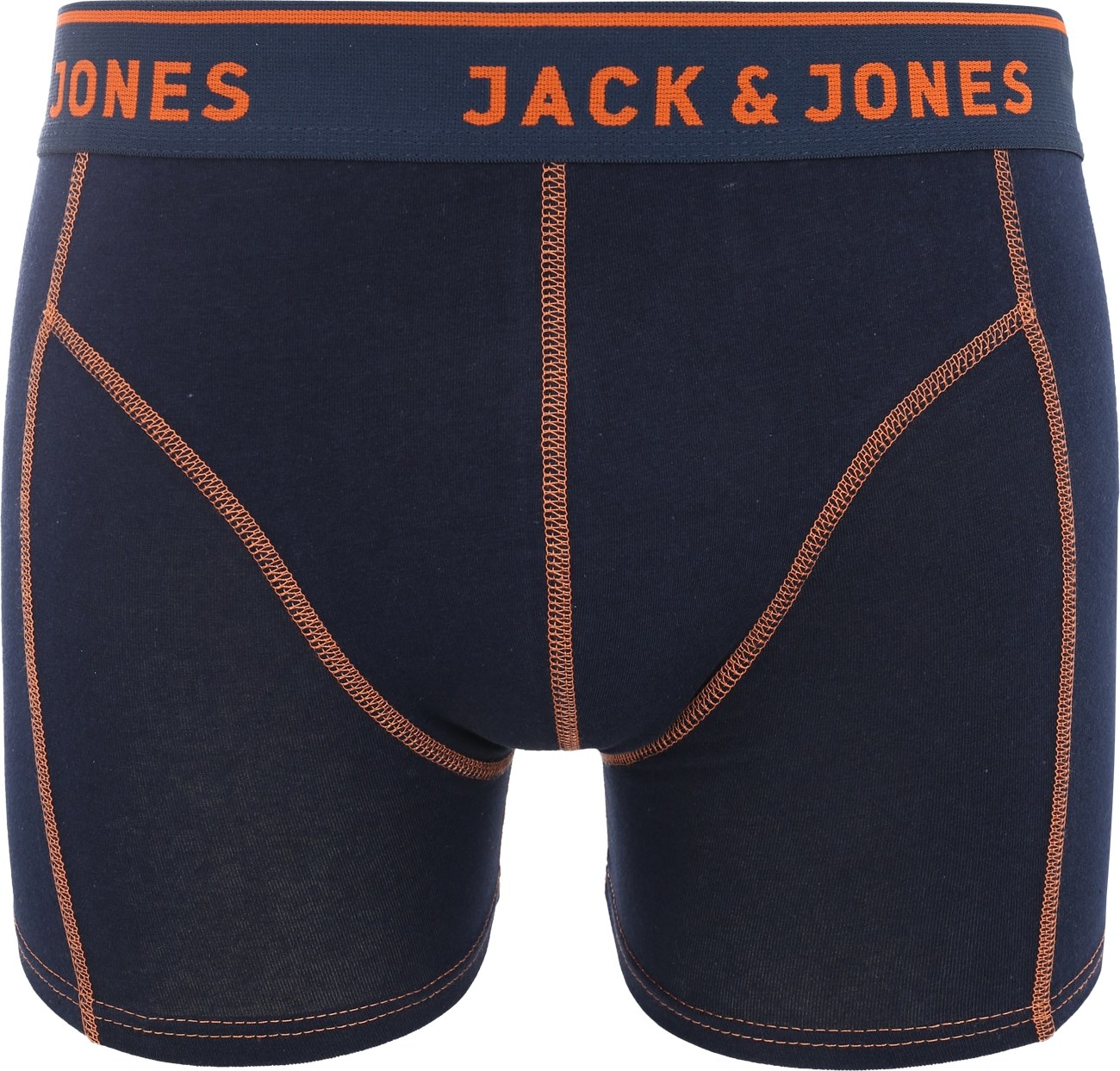 JACK & JONES Boxerky 'JACSIMPLE' noční modrá / oranžová