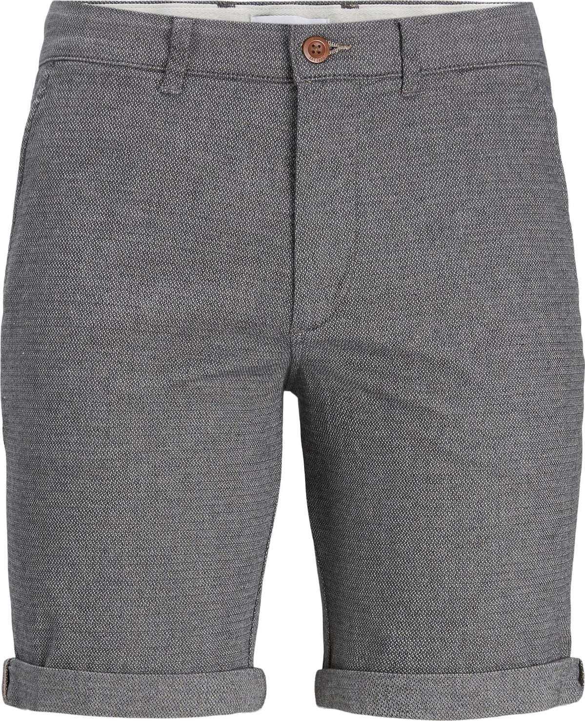 JACK & JONES Chino kalhoty 'Fury' tmavě šedá