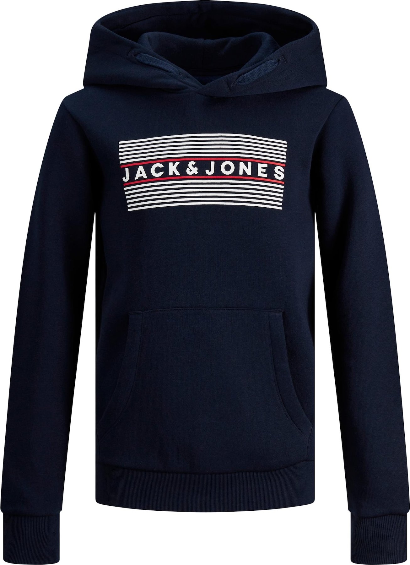 Jack & Jones Junior Mikina námořnická modř / červená / bílá