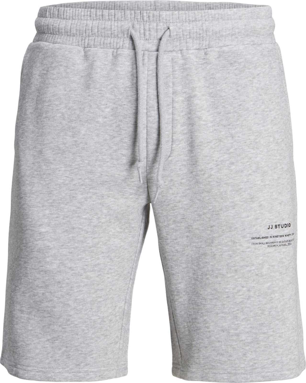 JACK & JONES Kalhoty 'FELIX' šedý melír / černá