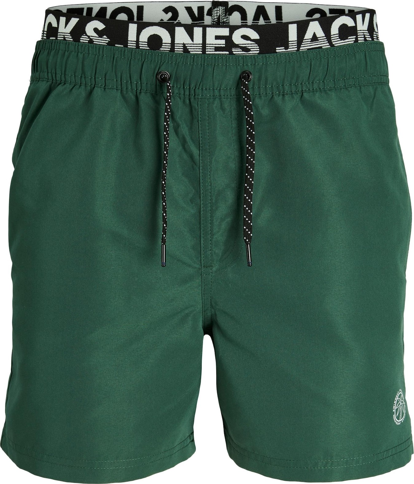 JACK & JONES Plavecké šortky 'FIJI' tmavě zelená