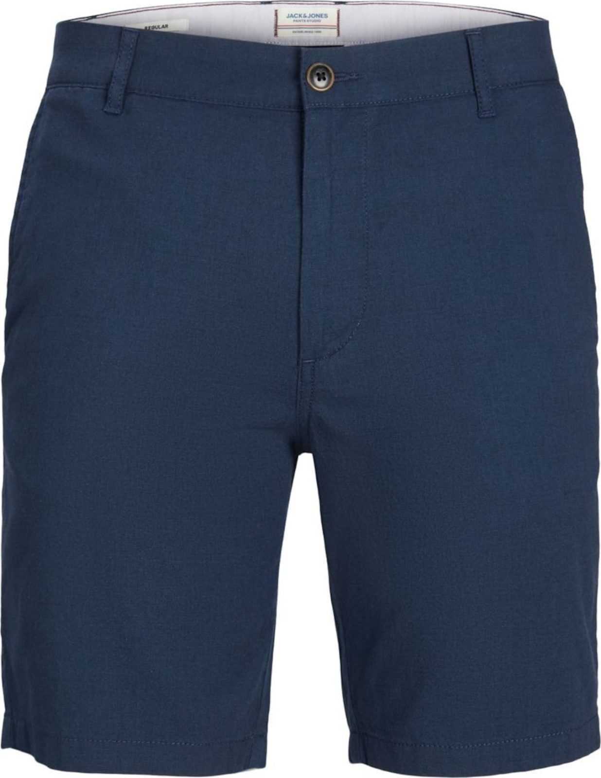 Jack & Jones Plus Chino kalhoty modrá