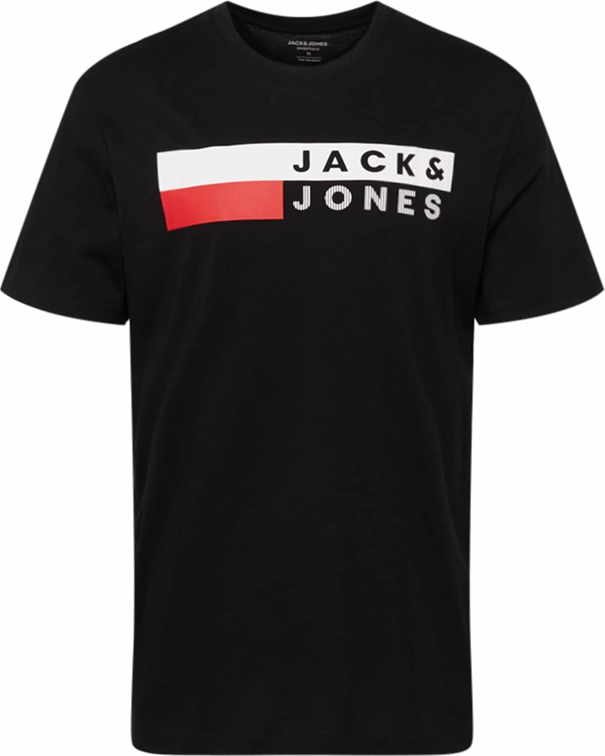 JACK & JONES Tričko červená / černá / bílá