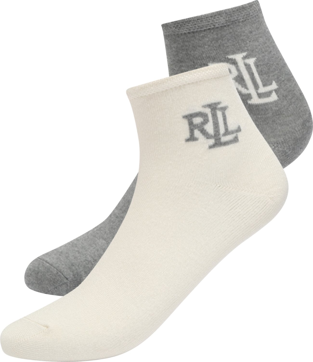 Lauren Ralph Lauren Ponožky krémová / šedá