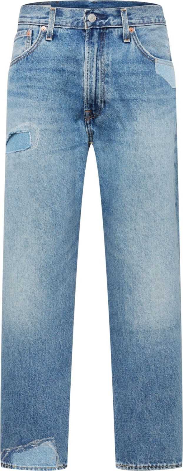 LEVI'S Džíny '551Z STRAIGHT CROP' modrá džínovina