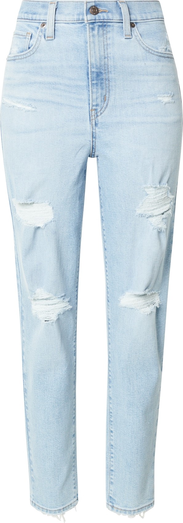 LEVI'S Džíny 'HIGH WAISTED MOM JEAN MED INDIGO - WORN IN' modrá džínovina