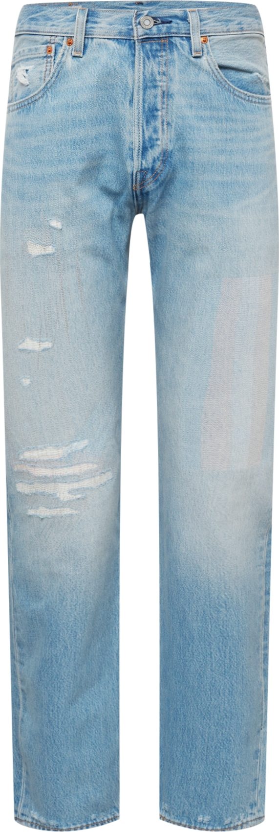 LEVI'S Džíny '501® 93 STRAIGHT LIGHT INDIGO - WORN IN' světlemodrá