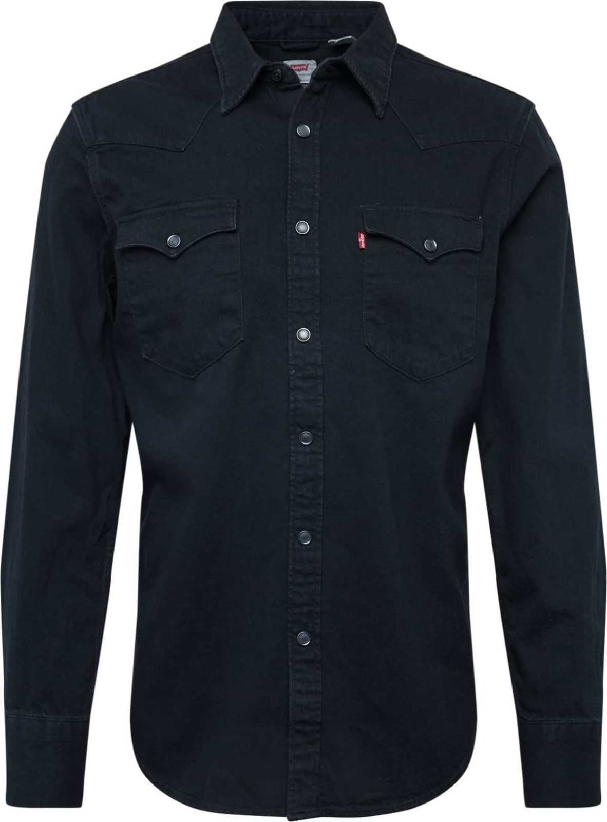 LEVI'S Košile 'BARSTOW WESTERN STANDARD BLACKS' černá