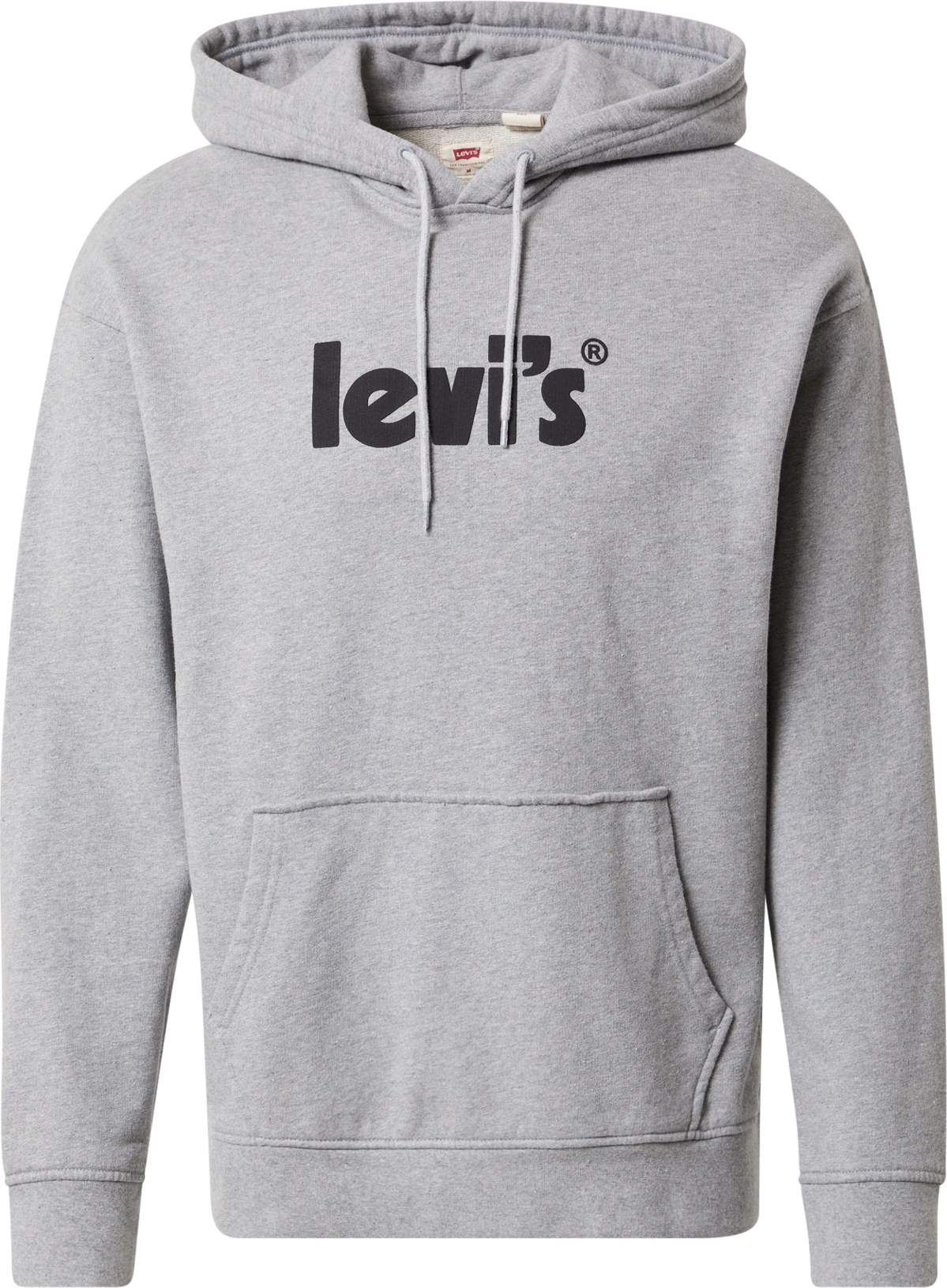 LEVI'S Mikina 'RELAXED GRAPHIC PO GREYS' šedý melír / černá