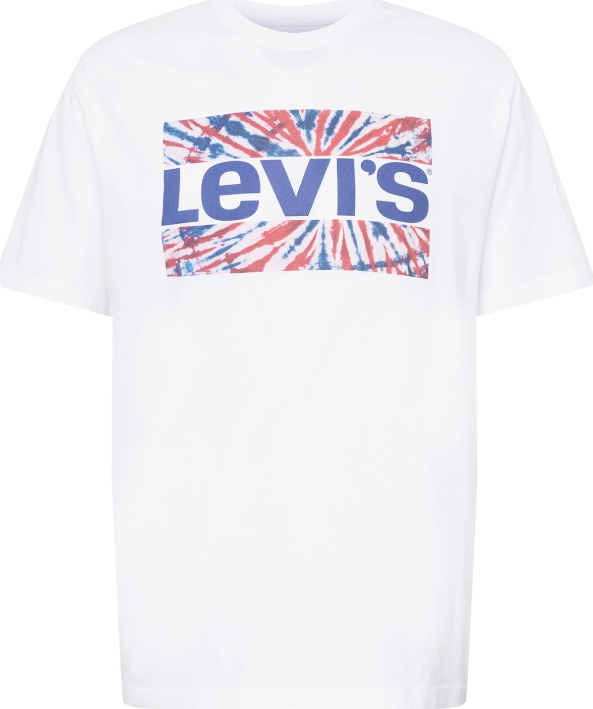 LEVI'S Tričko kouřově modrá / červená / bílá