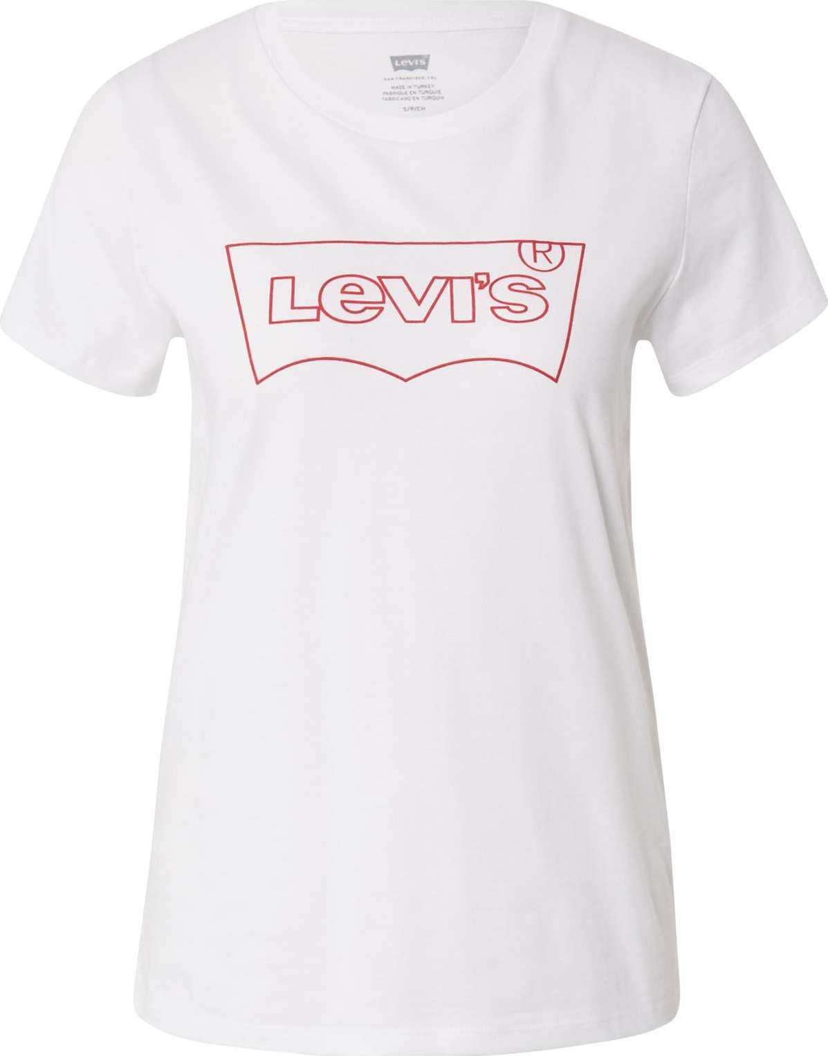 LEVI'S Tričko červená / bílá