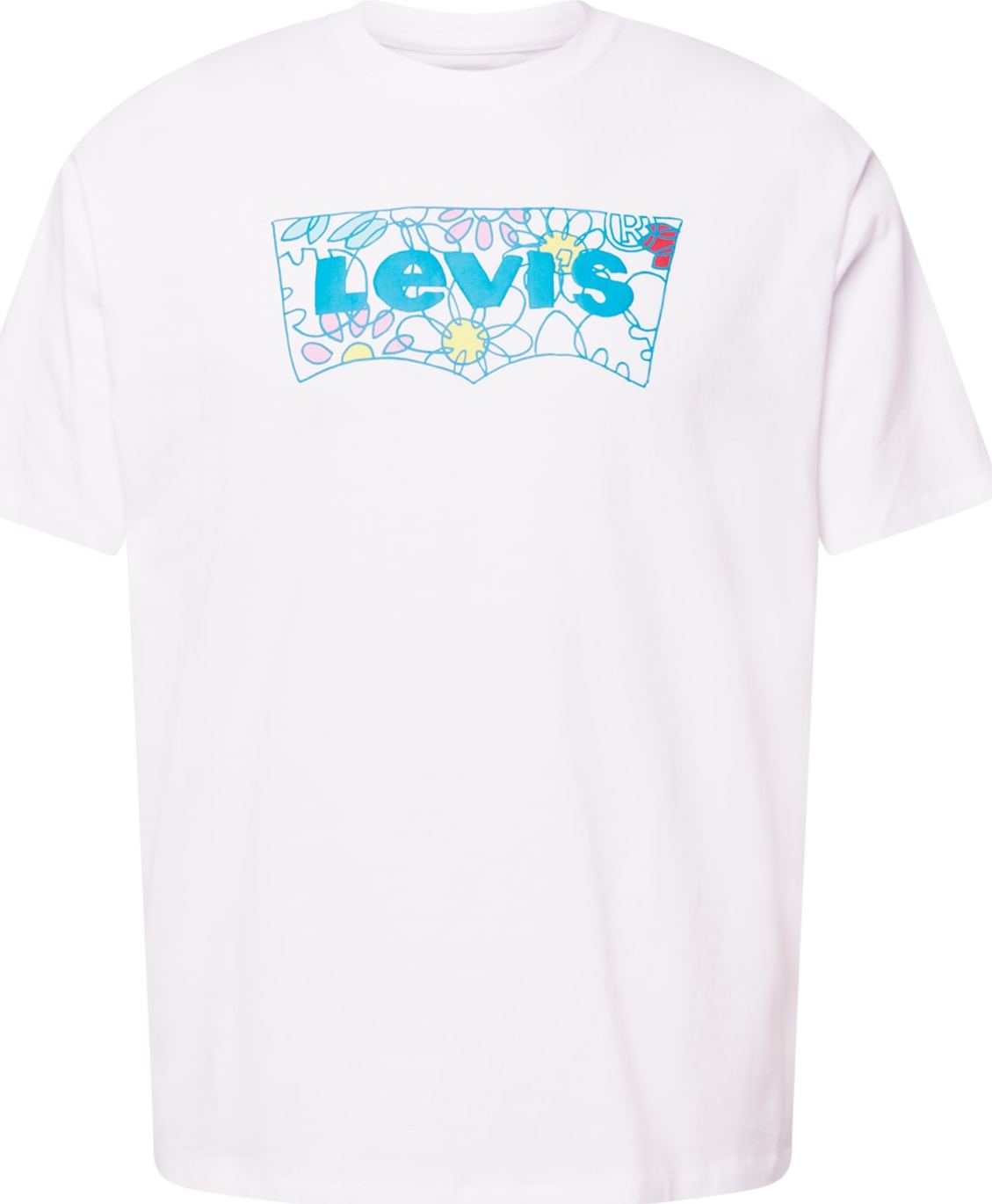 LEVI'S Tričko modrá / žlutá / světle růžová / červená / bílá