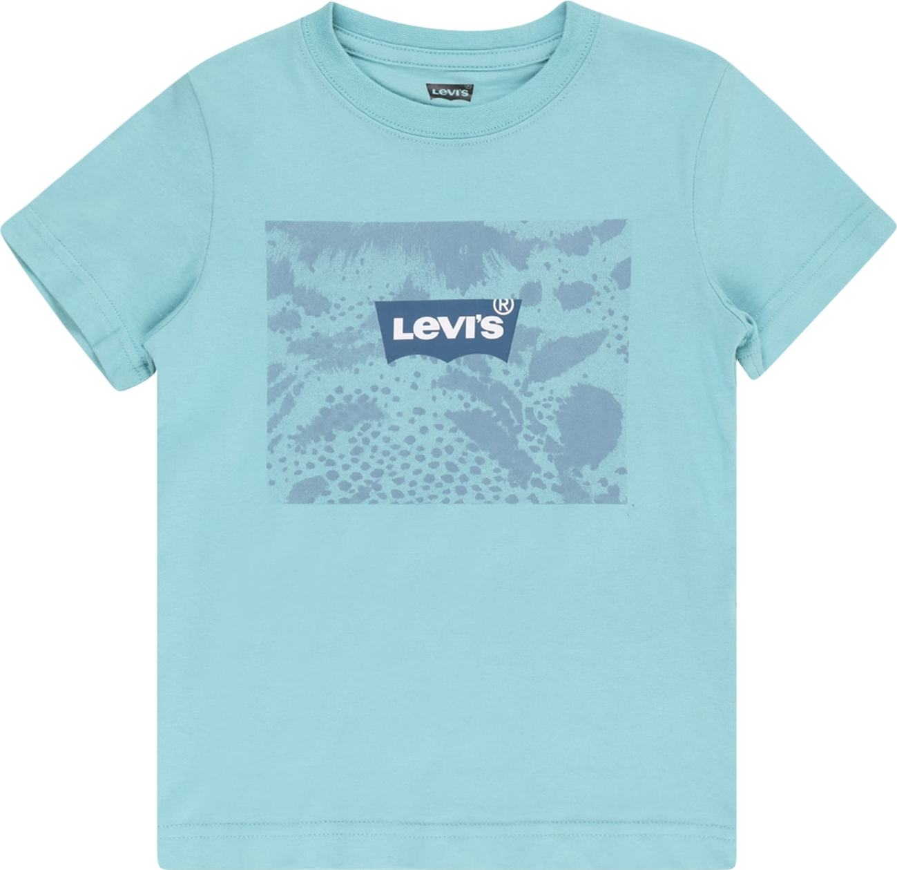 LEVI'S Tričko 'Odessy' chladná modrá / světlemodrá / bílá