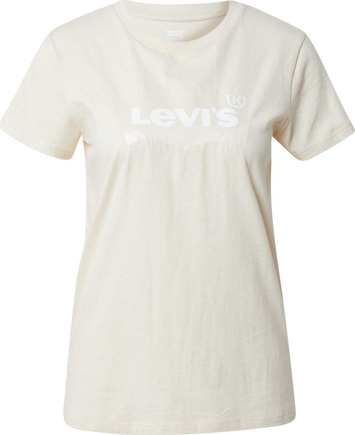 LEVI'S Tričko 'THE PERFECT TEE NEUTRALS' režná / bílá