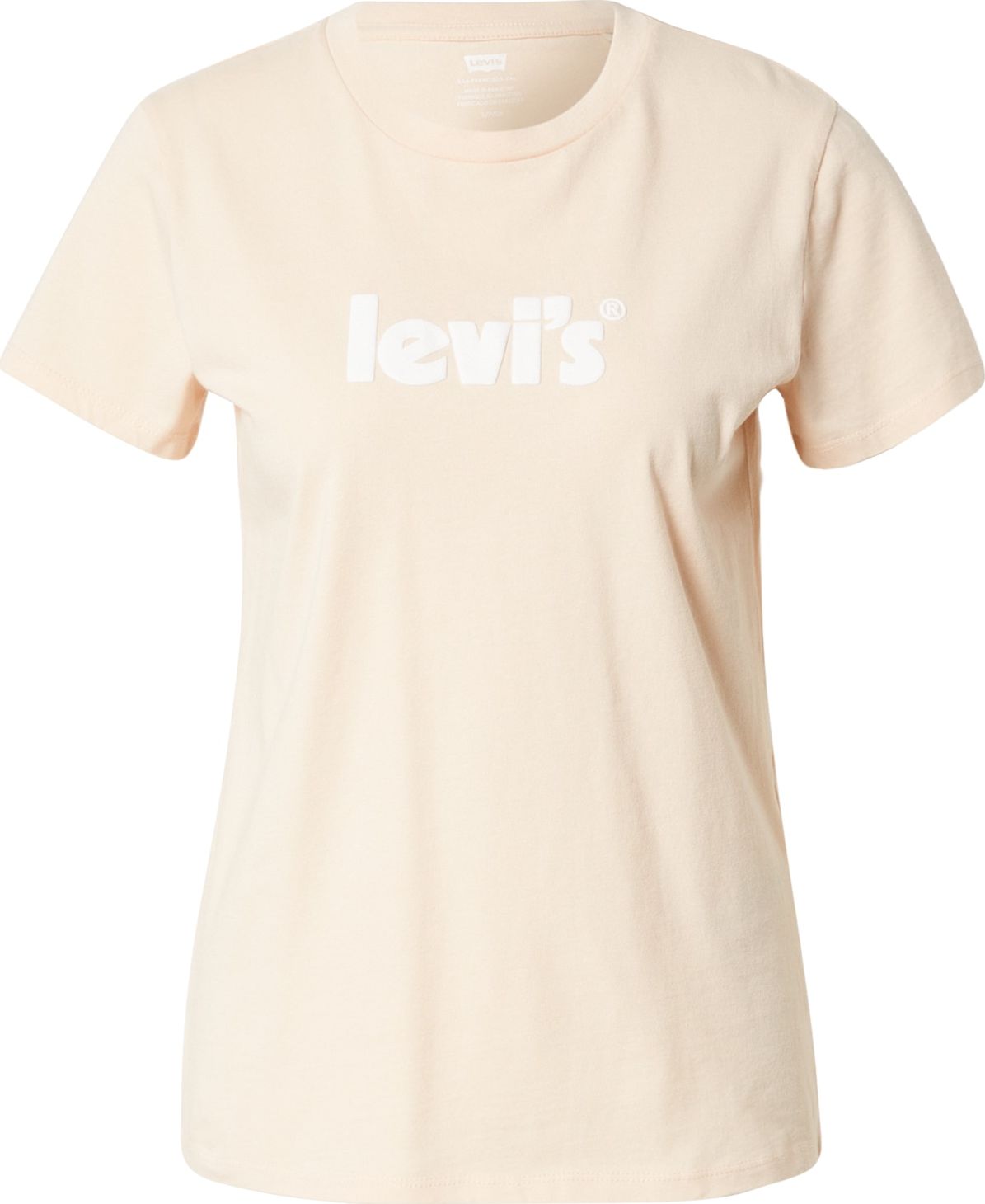 LEVI'S Tričko 'THE PERFECT TEE REDS' béžová / bílá