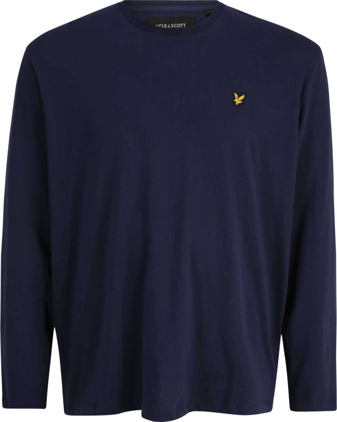 Lyle & Scott Big&Tall Tričko námořnická modř / žlutá / černá