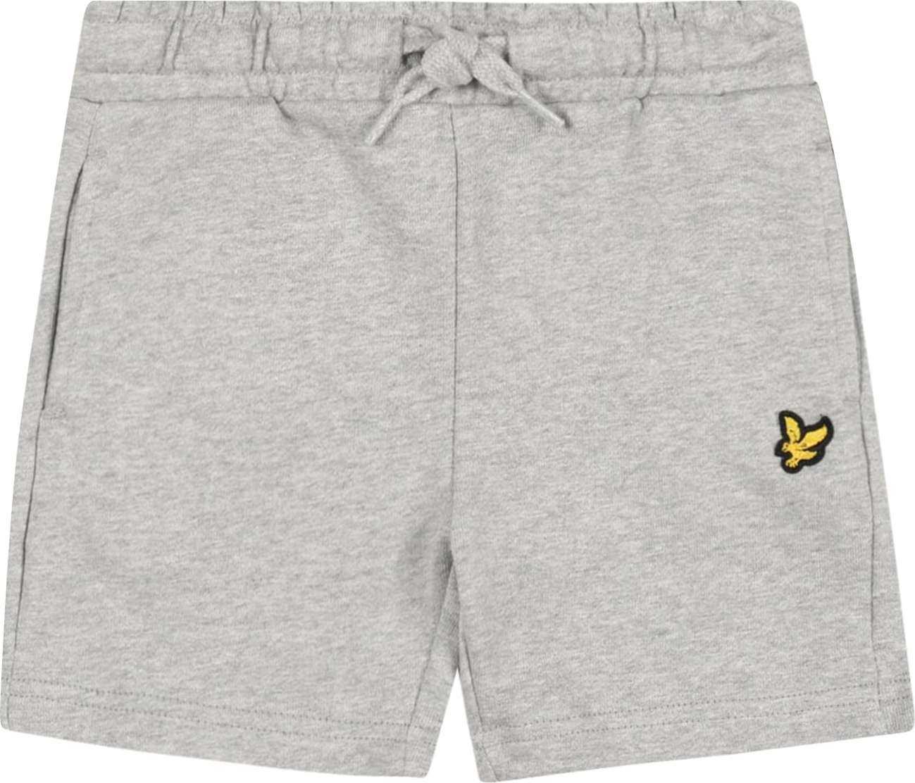 Lyle & Scott Kalhoty 'Classic' žlutá / šedý melír / černá