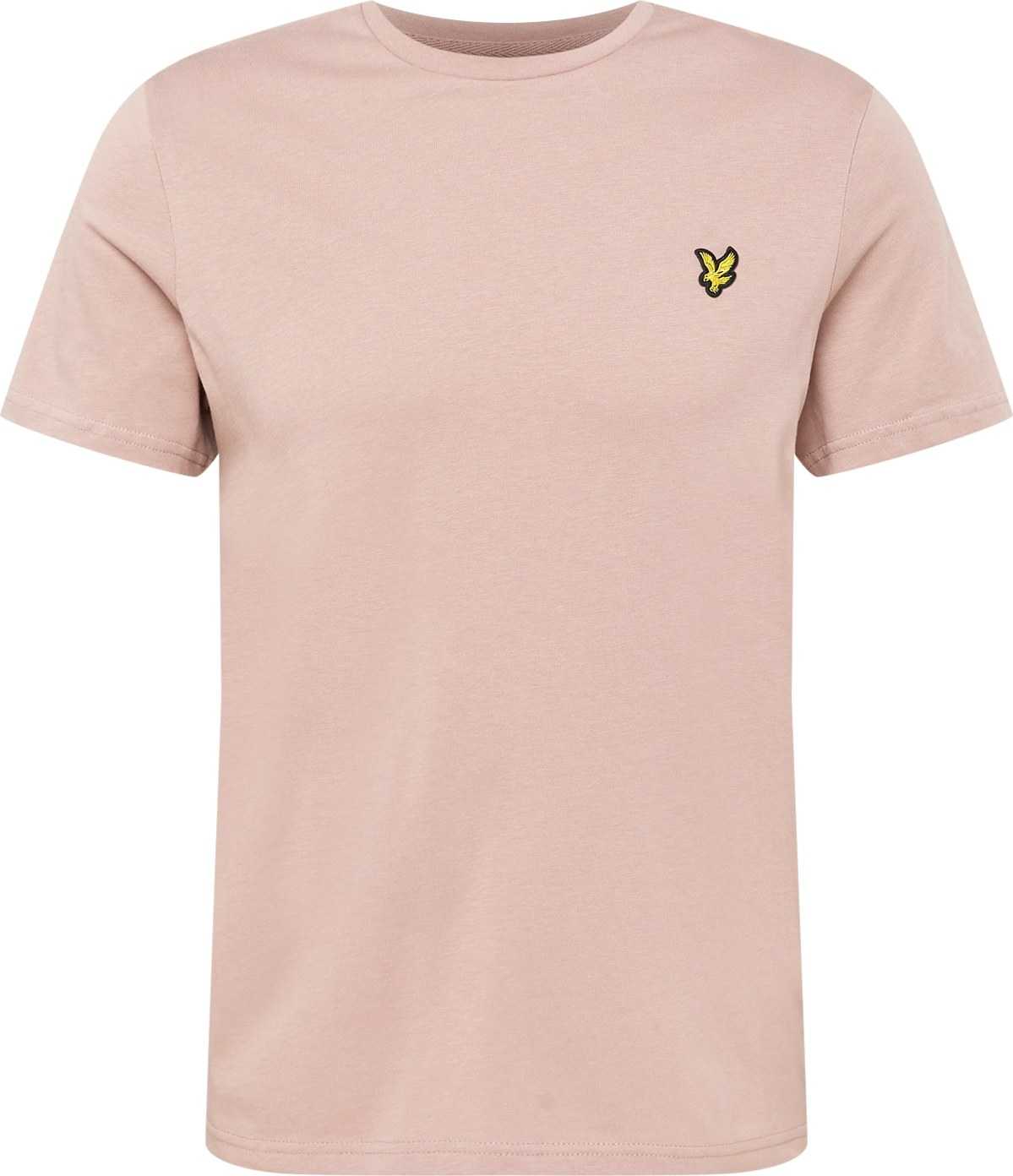 Lyle & Scott Tričko žlutá / pudrová