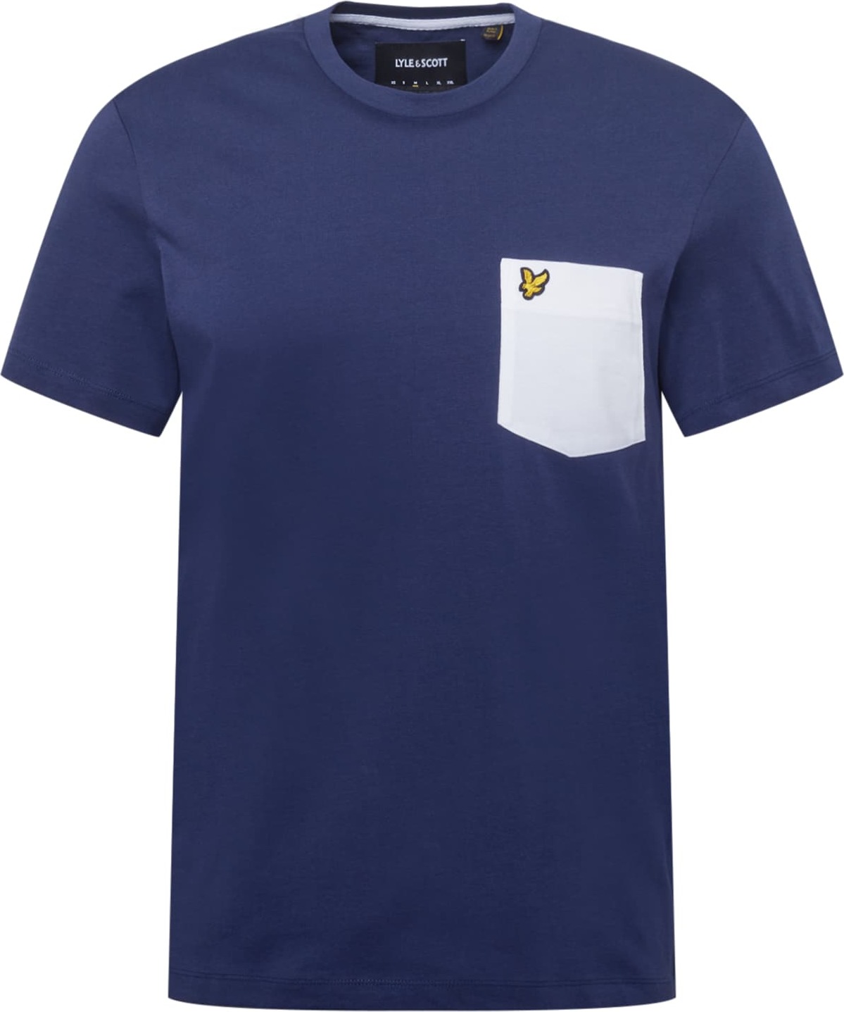 Lyle & Scott Tričko námořnická modř / bílá