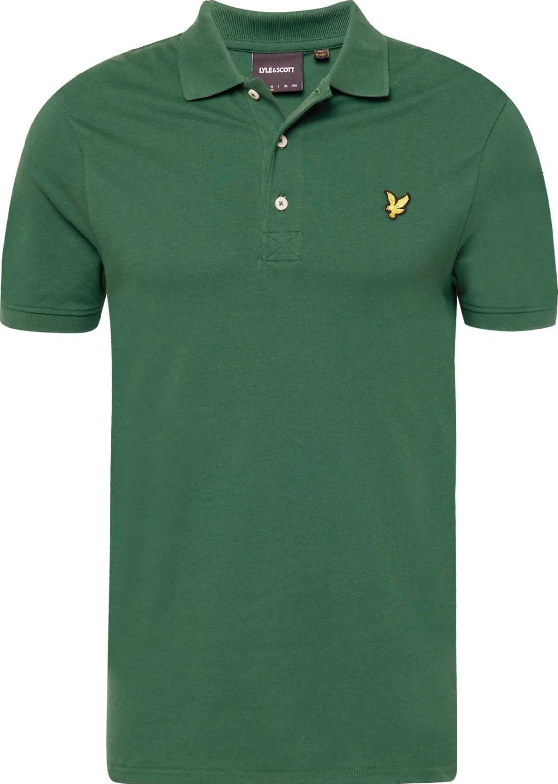 Lyle & Scott Tričko žlutá / jedle / černá