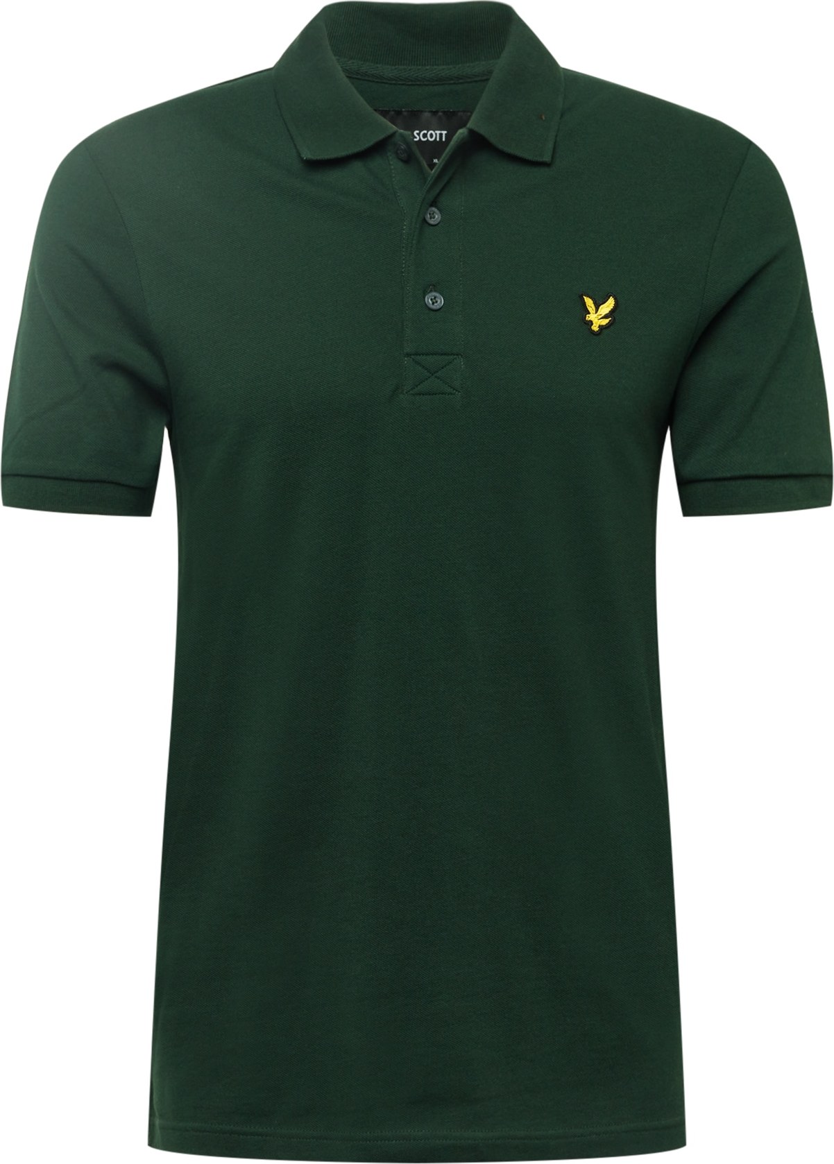 Lyle & Scott Tričko žlutá / jedle / černá