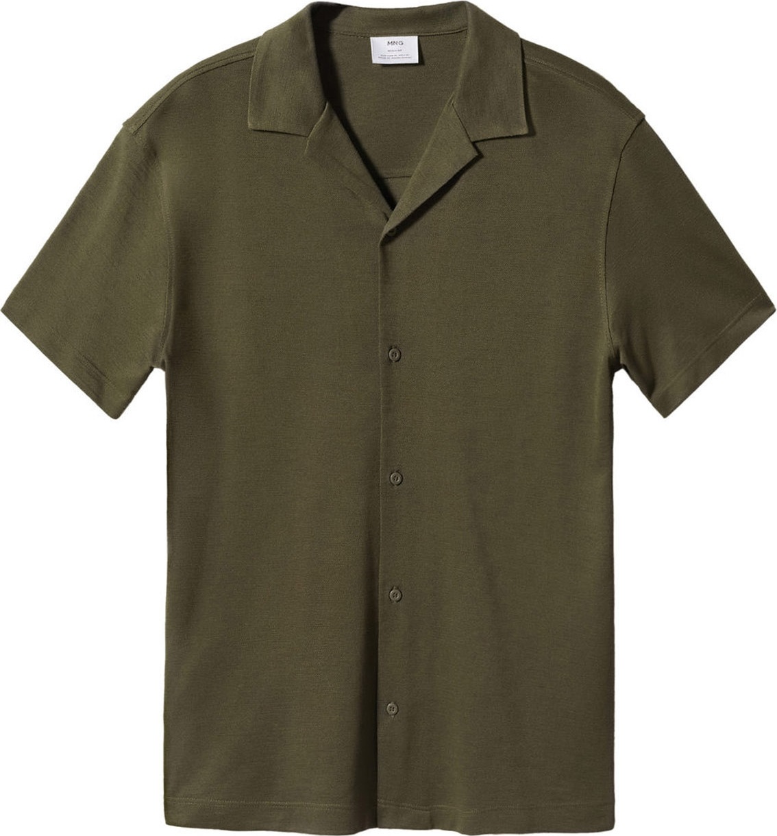 MANGO MAN Košile 'Bonheur' khaki