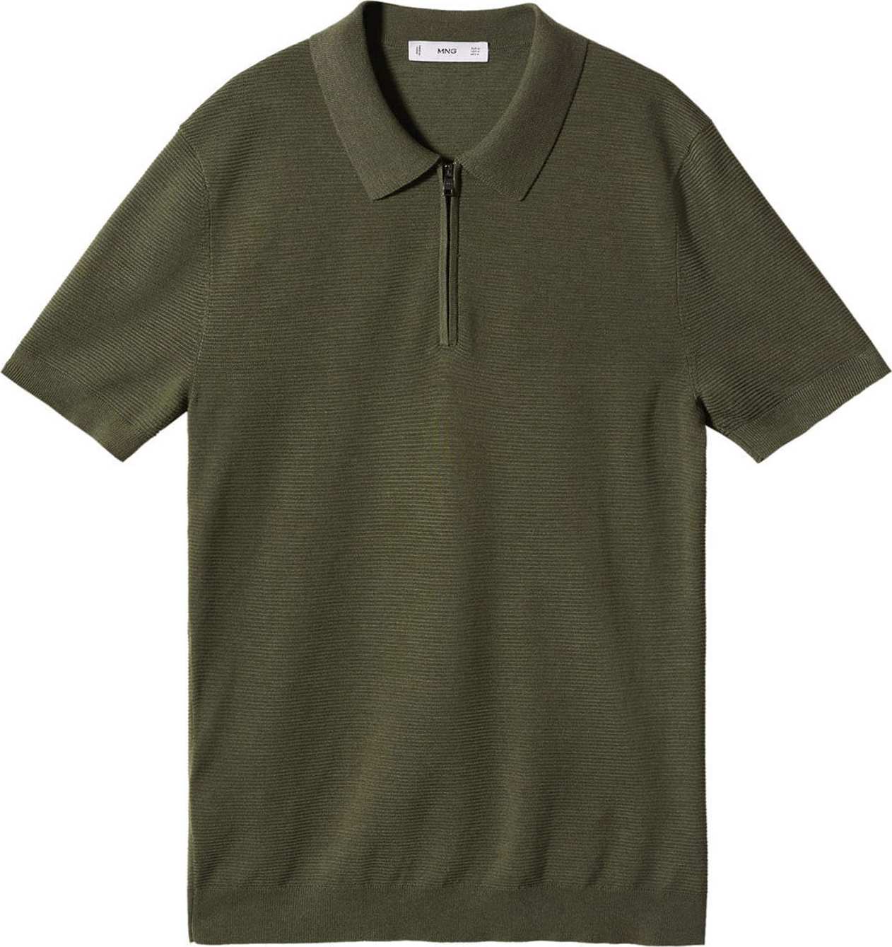 MANGO MAN Tričko 'CHARLES' khaki