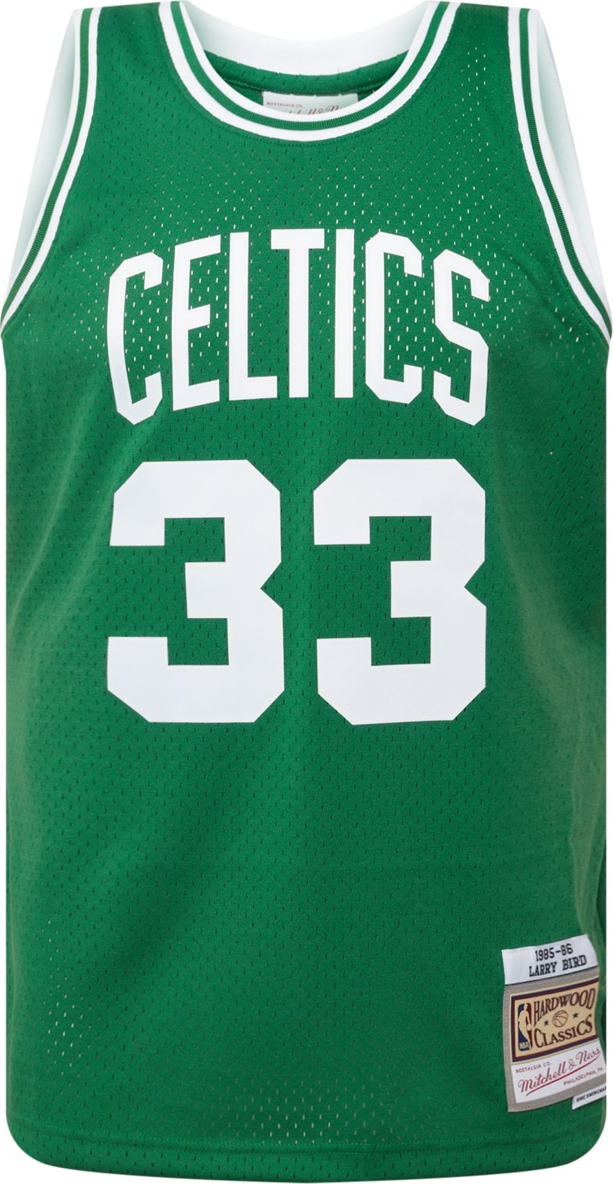 Mitchell & Ness Tričko 'BOSTON CELTICS' zelená / bílá