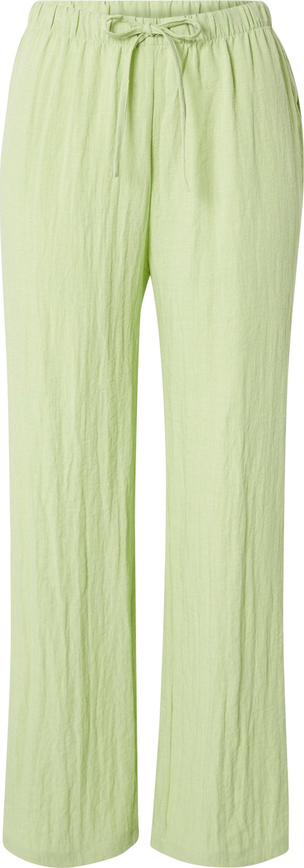 Monki Kalhoty pastelově zelená
