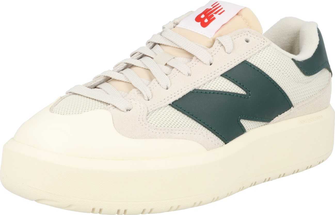 new balance Tenisky světle béžová / tmavě zelená / barva bílé vlny