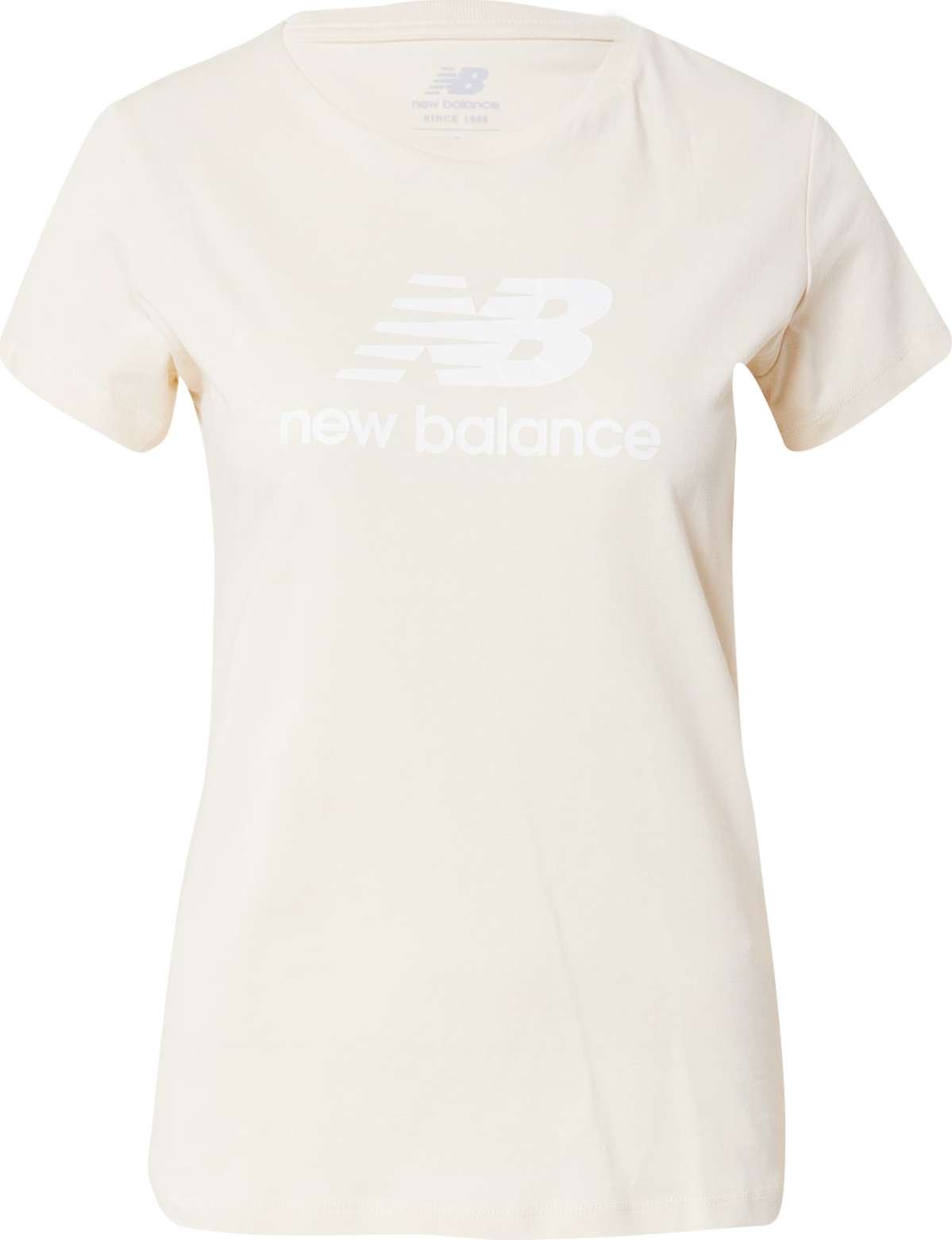 new balance Tričko bílá / offwhite