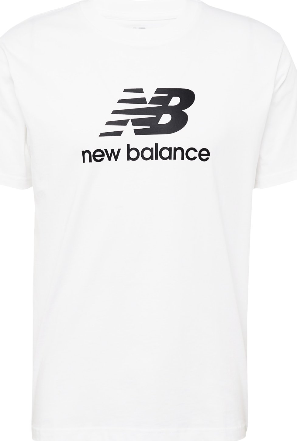 new balance Tričko černá / bílá