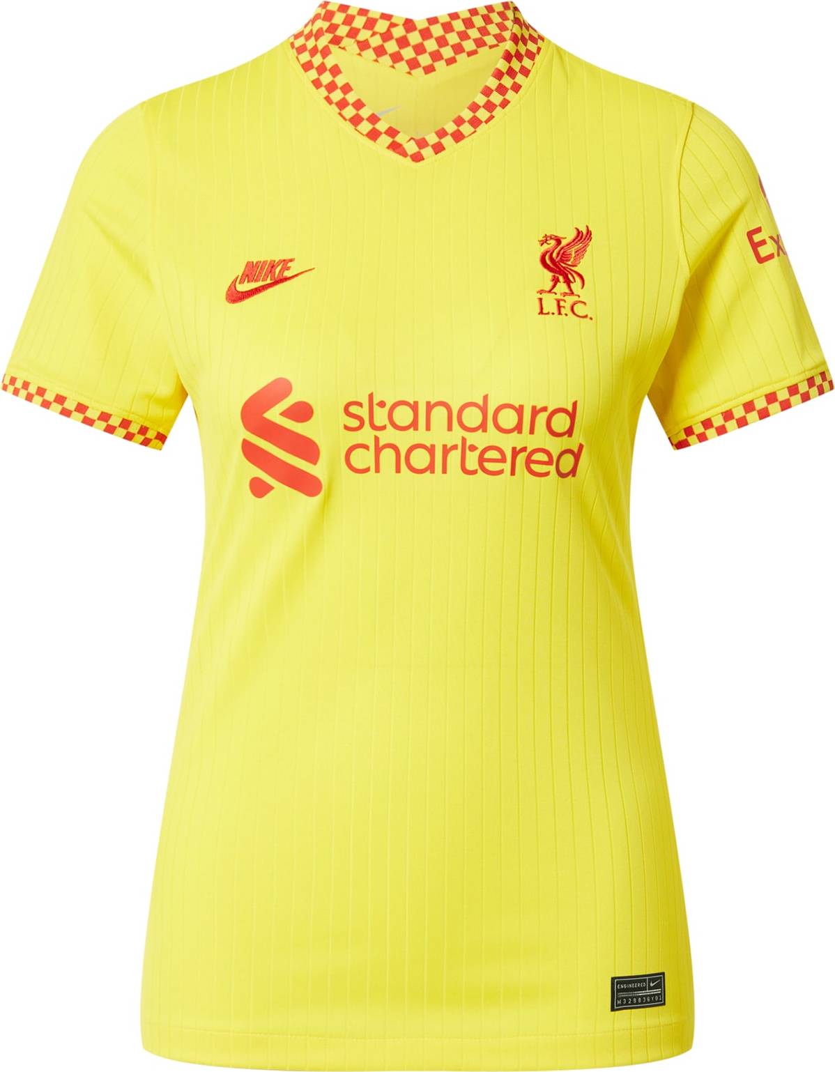 NIKE Funkční tričko 'Liverpool FC 2021/22 Stadium Third' žlutá / červená