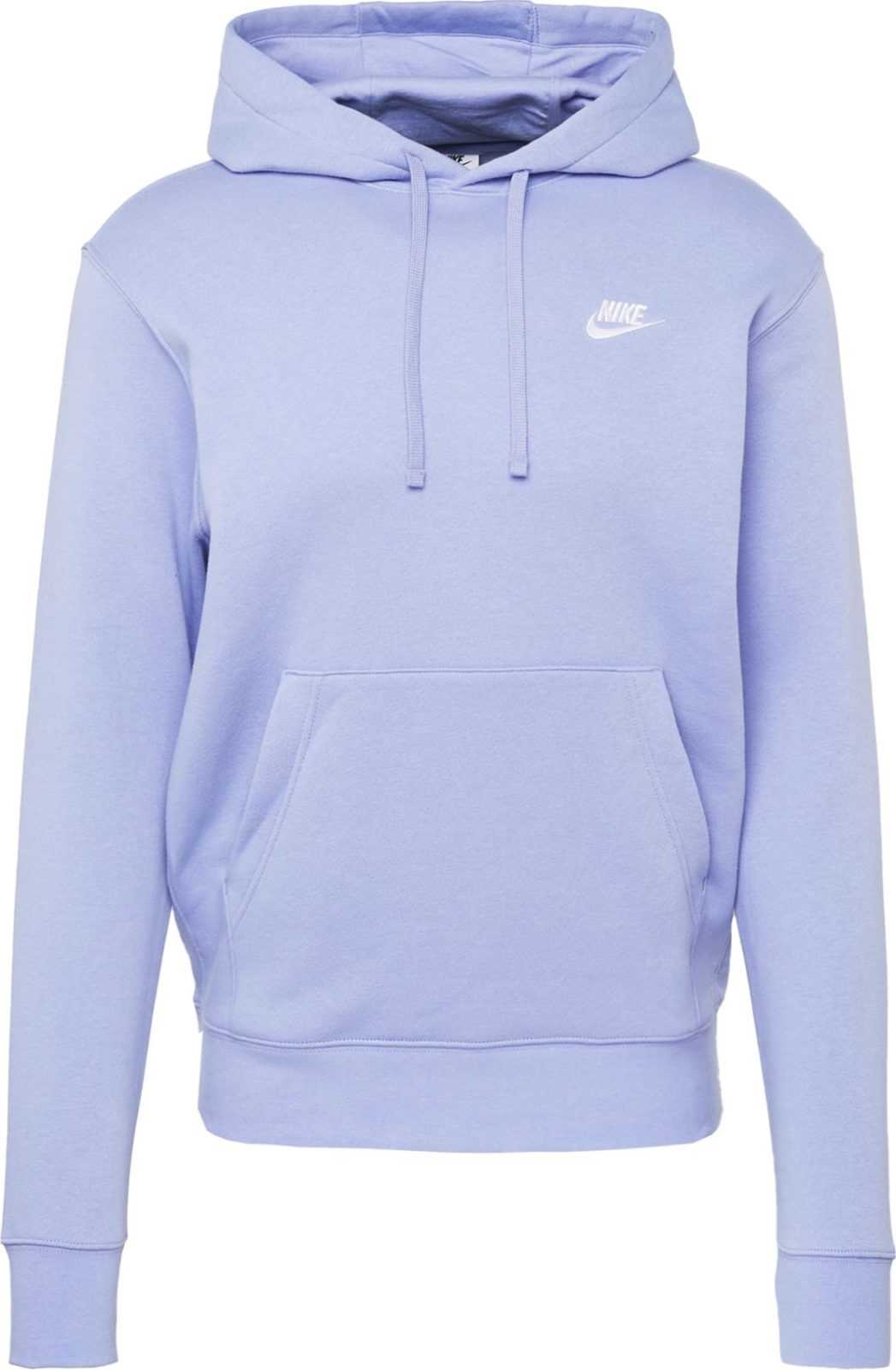 Nike Sportswear Mikina světle fialová / bílá