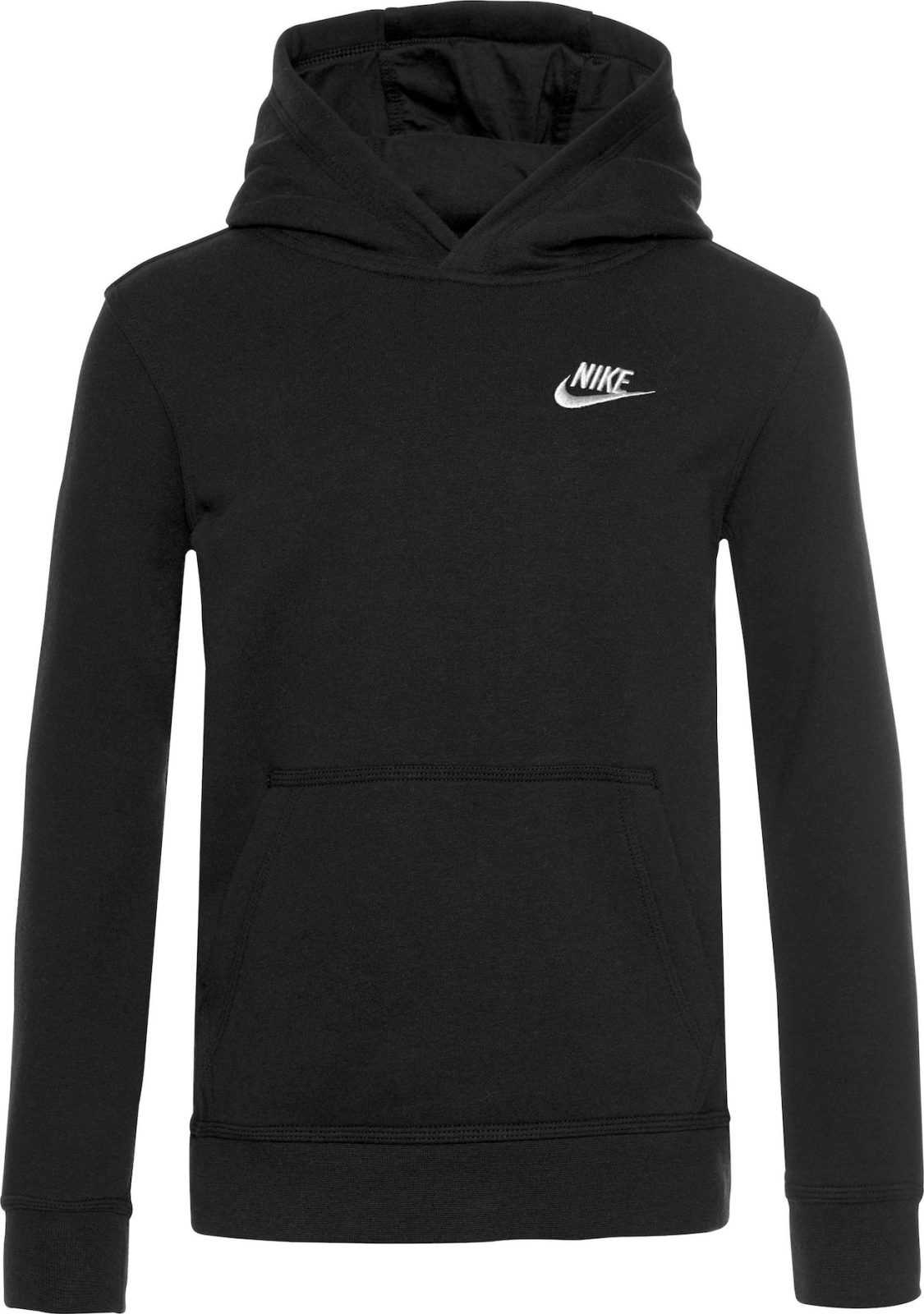 Nike Sportswear Mikina světle šedá / černá