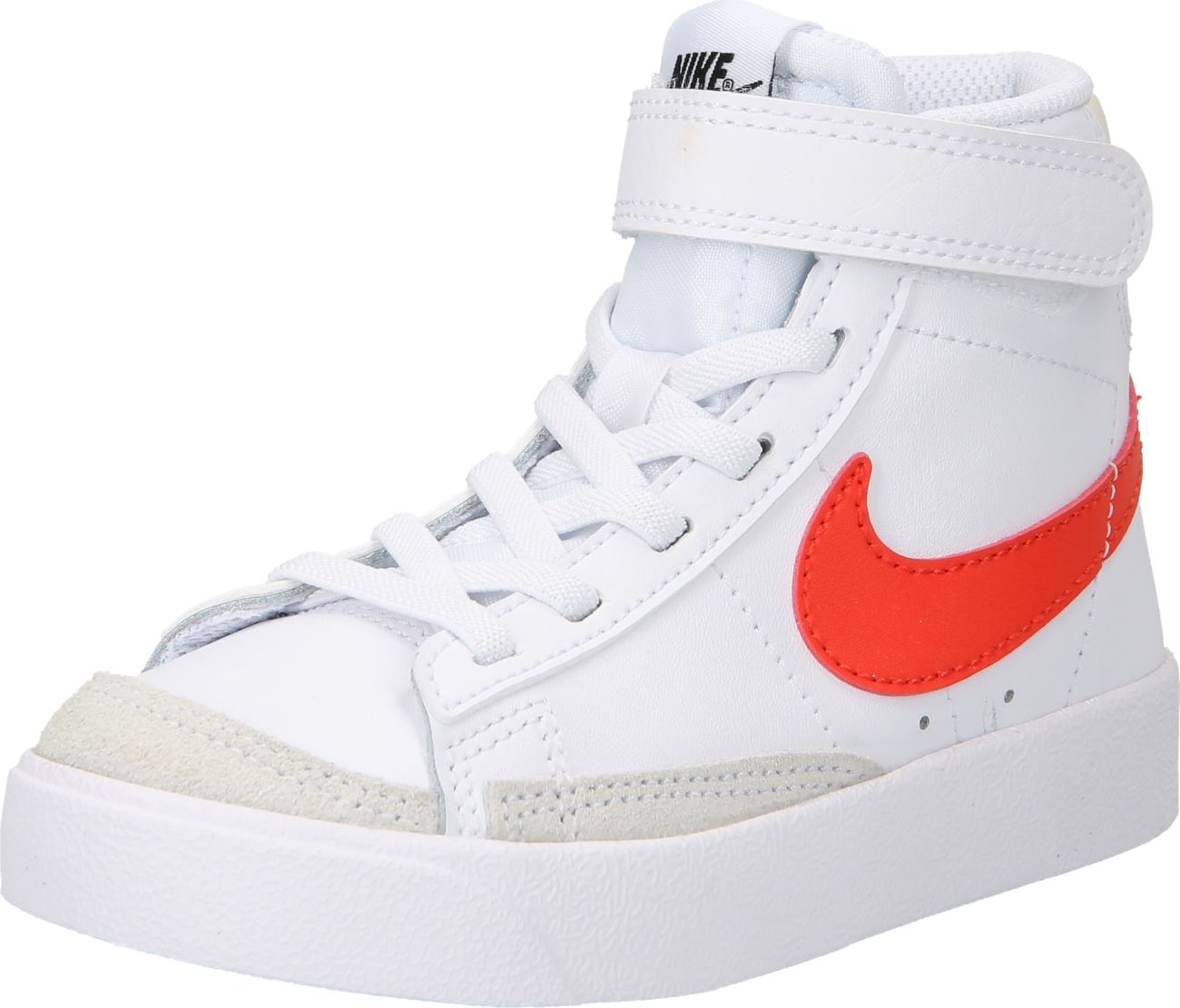 Nike Sportswear Tenisky 'Blazer 77' tělová / oranžově červená / černá / bílá
